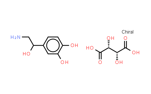 3,4-Dihydroxyphenylethanolamine bitartrate
