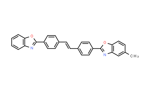 2-[4-[2-[4-(benzoxazol-2-yl)phenyl]vinyl]phenyl]-5-methylbenzoxazole