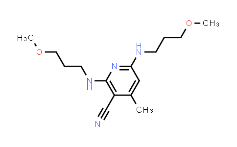 2,6-bis[(3-methoxypropyl)amino]-4-methylnicotinonitrile