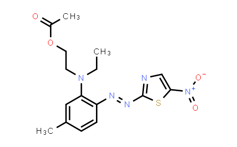 2-[N-ethyl-4-[(5-nitrothiazol-2-yl)azo]-m-toluidino]ethyl acetate