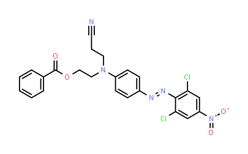 2-[N-(2-cyanoethyl)-4-[(2,6-dichloro-4-nitrophenyl)azo]anilino]ethyl benzoate