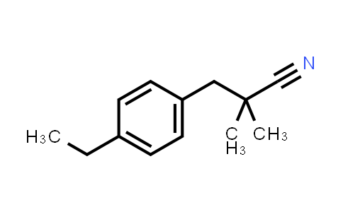 3-(4-Ethylphenyl)-2,2-dimethylpropanenitrile