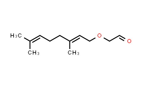 (E)-geranyl oxyacetaldehyde