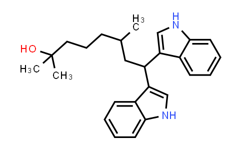 8,8-bis(1H-indol-3-yl)-2,6-dimethyl-2-octanol
