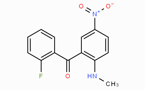 2-氟-2-甲基氨基-5-硝基苯甲酮
