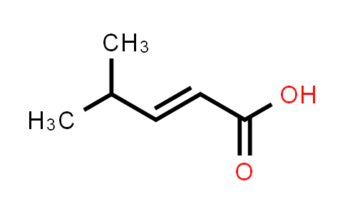 4-methyl-2-pentenoic acid