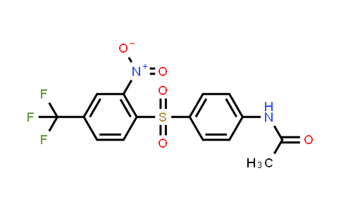 N-[4-[2-Nitro-4-(trifluoromethyl)phenyl]sulfonylphenyl]acetamide