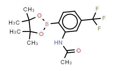 2-AcetaMido-4-(trifluoroMethyl)phenylboronic acid, pinacol ester