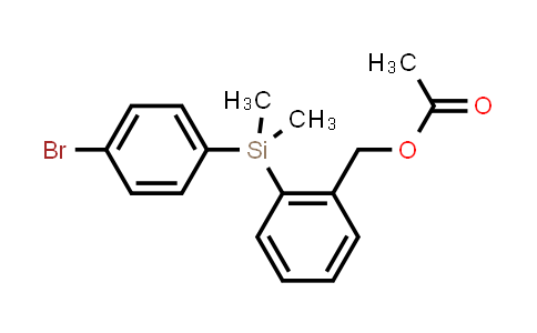 Acetic acid 2-[(4-bromo-phenyl)-dimethyl-silanyl]-benzyl ester