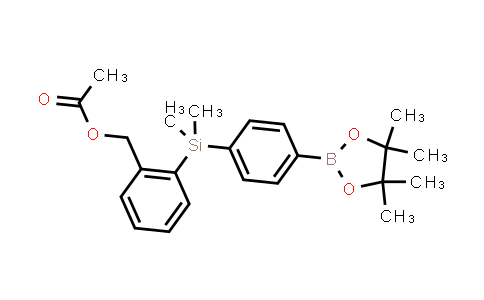 Acetic acid 2-{diMethyl-[4-(4,4,5,5-tetraMethyl-[1,3,2]dioxaborolan-2-yl)-phenyl]-silanyl}-benzyl ester