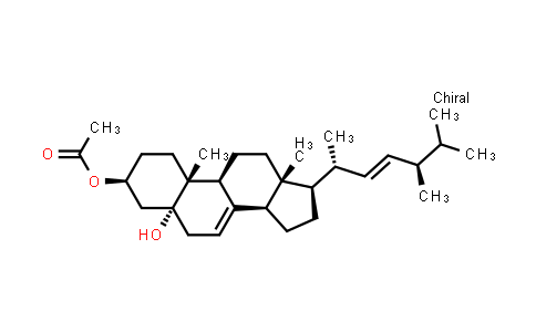 3b-Acetoxyergosta-7,22-dien-5a-ol