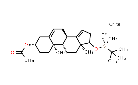 3-O-Acetyl-17-O-tert-butyldimethylsilyl 5,14-androstadiene-3b,17b-diol