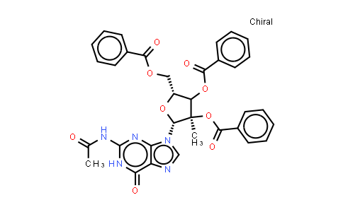N-Acetyl-2'-c-methyl-guanosine2',3',5'-tribenzoate