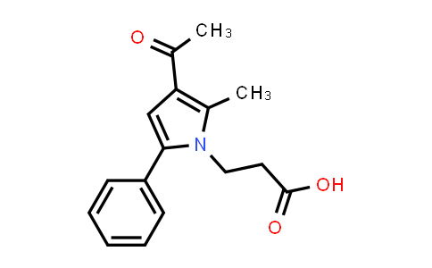 3-(3-Acetyl-2-methyl-5-phenyl-1H-pyrrol-1-yl)propanoic acid