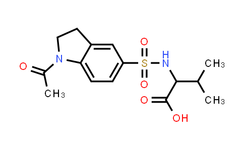 2-{[(1-Acetyl-2,3-dihydro-1H-indol-5-yl)sulfonyl]amino}-3-methylbutanoic acid