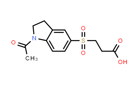 3-[(1-Acetyl-2,3-dihydro-1H-indol-5-yl)sulfonyl]propanoic acid