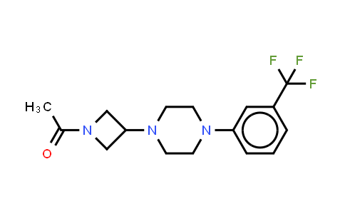 N-Acetyl-3-(4-(m-trifluoromethylphenyl)piperazinyl)azetidine