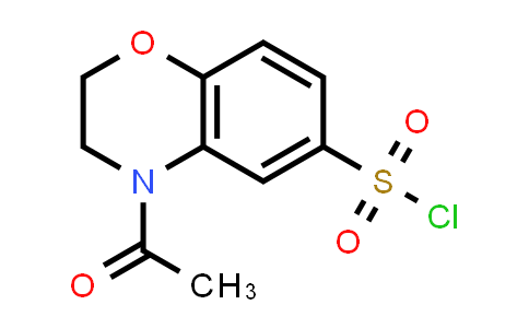 4-Acetyl-3,4-dihydro-2H-1,4-benzoxazine-6-sulfonyl chloride