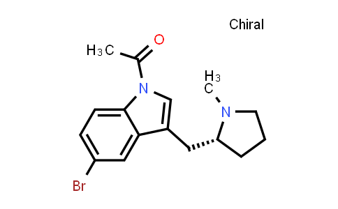 1-Acetyl-5-bromo-3-[[(2R)-1-methylpyrrolidin-2-yl]methyl]-1H-indole
