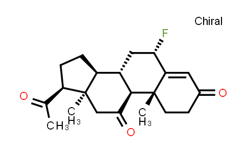 (6S,8S,9S,10R,13R,14S,17S)-17-Acetyl-6-Fluoro-10,13-Dimethyl-2,6,7,8,9,12,14,15,16,17-Decahydro-1H-Cyclopenta[a]Phenanthrene-3,11-Dione