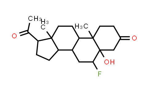 17-Acetyl-6-Fluoro-5-Hydroxy-10,13-Dimethyl-2,4,6,7,8,9,11,12,14,15,16,17-Dodecahydro-1H-Cyclopenta[a]Phenanthren-3-One