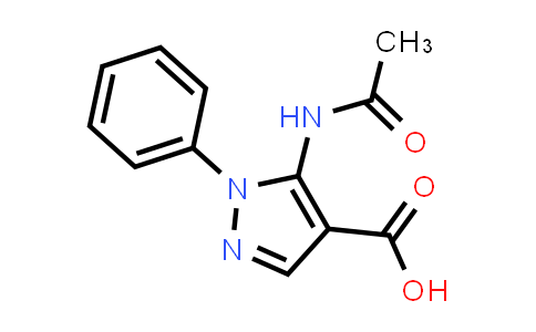 5-(Acetylamino)-1-phenyl-1H-pyrazole-4-carboxylic acid