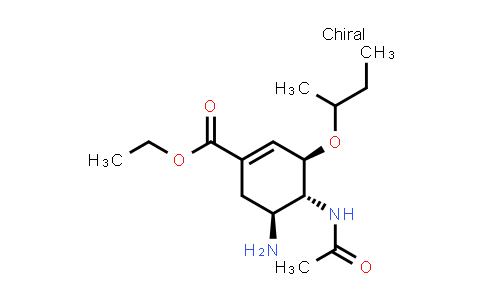 (3R,4R,5S)-4-(Acetylamino)-5-amino-3-(1-methylpropoxy)-1-cyclohexene-1-carboxylic acid ethyl ester