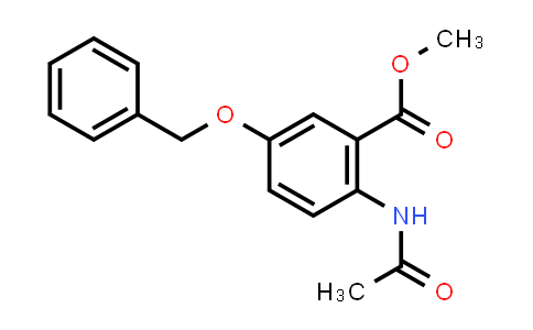 2-(Acetylamino)-5-(phenylmethoxy)-benzoic acid methyl ester