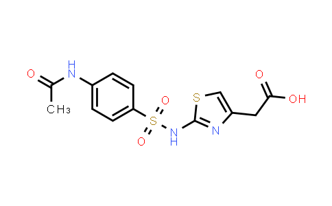[2-({[4-(Acetylamino)phenyl]sulfonyl}amino)-1,3-thiazol-4-yl]acetic acid