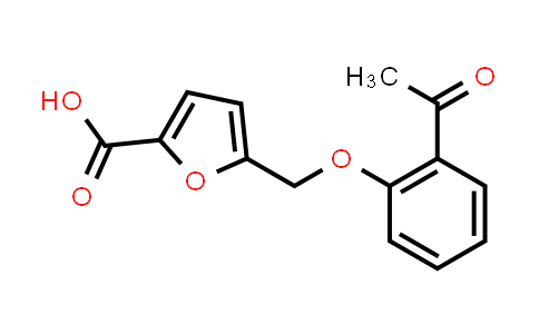 5-[(2-Acetylphenoxy)methyl]-2-furoic acid