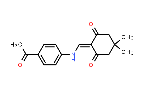 2-(((4-acetylphenyl)amino)methylene)-5,5-dimethylcyclohexane-1,3-dione