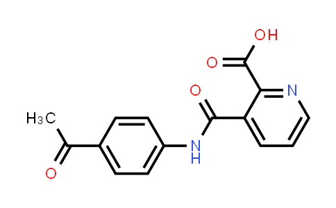 3-(N-(4-Acetylphenyl)carbamoyl)pyridine-2-carboxylic acid
