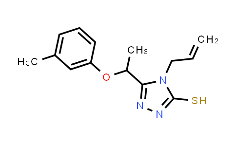4-Allyl-5-[1-(3-methylphenoxy)ethyl]-4H-1,2,4-triazole-3-thiol