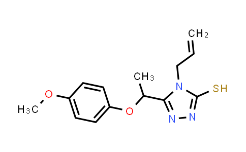 4-Allyl-5-[1-(4-methoxyphenoxy)ethyl]-4H-1,2,4-triazole-3-thiol