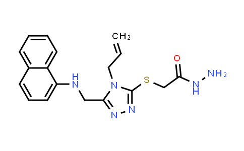 2-({4-Allyl-5-[(1-naphthylamino)methyl]-4H-1,2,4-triazol-3-yl}thio)acetohydrazide