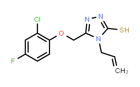 4-Allyl-5-[(2-chloro-4-fluorophenoxy)methyl]-4H-1,2,4-triazole-3-thiol