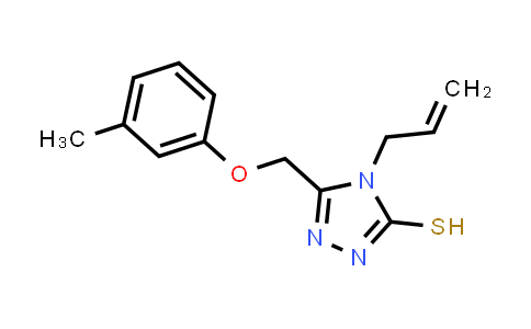 4-Allyl-5-[(3-methylphenoxy)methyl]-4H-1,2,4-triazole-3-thiol