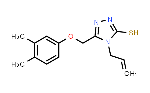 4-Allyl-5-[(3,4-dimethylphenoxy)methyl]-4H-1,2,4-triazole-3-thiol