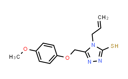 4-Allyl-5-[(4-methoxyphenoxy)methyl]-4H-1,2,4-triazole-3-thiol