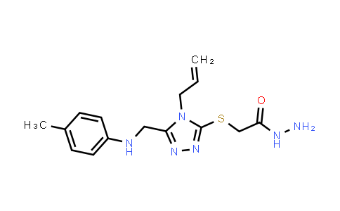 2-[(4-Allyl-5-{[(4-methylphenyl)amino]methyl}-4H-1,2,4-triazol-3-yl)thio]acetohydrazide