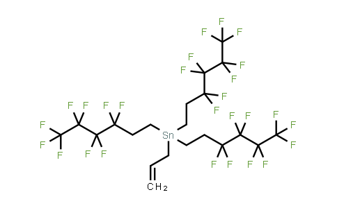 Allyl[tris(3,3,4,4,5,5,6,6,6-Nonafluorohexyl)]stannane