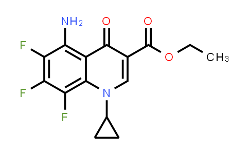 Ethyl 5-Amino-1-cyclopropyl-6,7,8-trifluoro-4-oxo-1,4-dihydro-3-quinolinecarboxylate