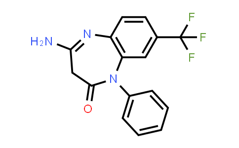 4-Amino-1-Phenyl-8-(Trifluoromethyl)-3H-1,5-Benzodiazepin-2-One