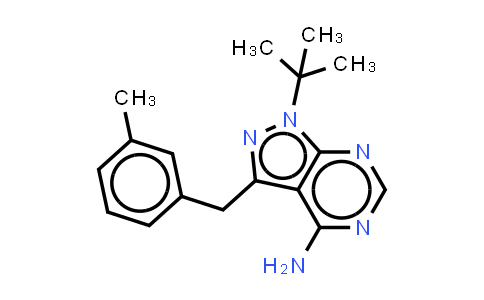 4-氨基-1-叔丁基-3-(3-甲基苄基)吡唑并[3,4-d]嘧啶