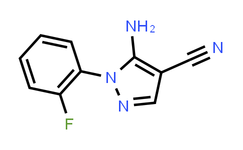 5-Amino-1-(2-fluorophenyl)pyrazole-4-carbonitrile