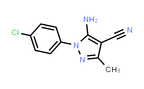5-Amino-1-(4-chlorophenyl)-3-methyl-1H-pyrazole-4-carbonitrile