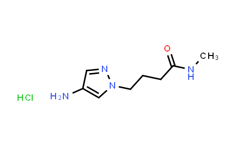 4-(4-Amino-1H-pyrazol-1-yl)-N-methylbutanamide hydrochloride