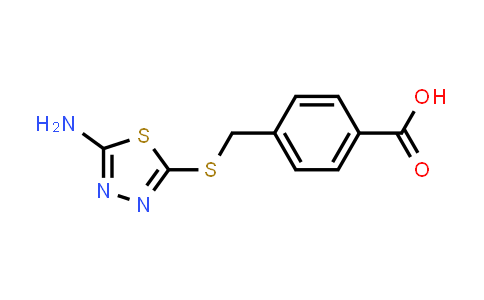 4-{[(5-Amino-1,3,4-thiadiazol-2-yl)thio]methyl}benzoic acid