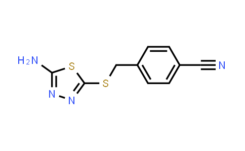 4-{[(5-Amino-1,3,4-thiadiazol-2-yl)thio]methyl}benzonitrile