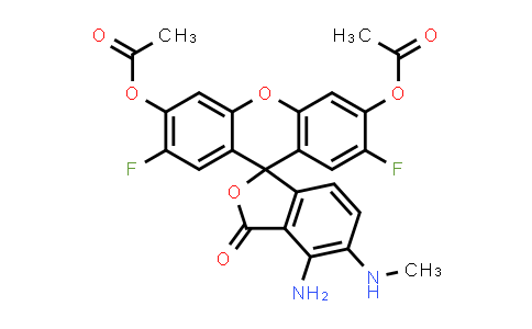 4-Amino-2',7'-Difluoro-5-(Methylamino)-3-Oxo-3H-Spiro[2-Benzofuran-1,9'-Xanthene]-3',6'-Diyl Diacetate